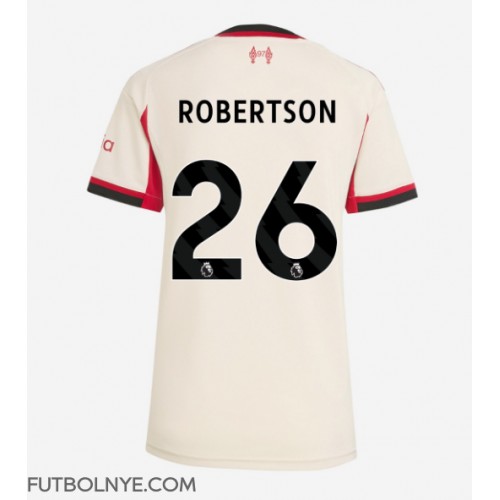 Camiseta Liverpool Andrew Robertson #26 Visitante Equipación para mujer 2025-26 manga corta Camiseta Liverpool Andrew Robertson #26 Visitante Equipación para mujer 2025-26 manga corta